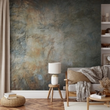 Shabby cement concrete peel and stick wallpaper - Grunge wallpaper, concrete wallpaper,, renters wallpaper