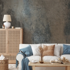 Concrete Wallpaper, removable, peel and stick wallpaper, dark grey temporary wallpaper